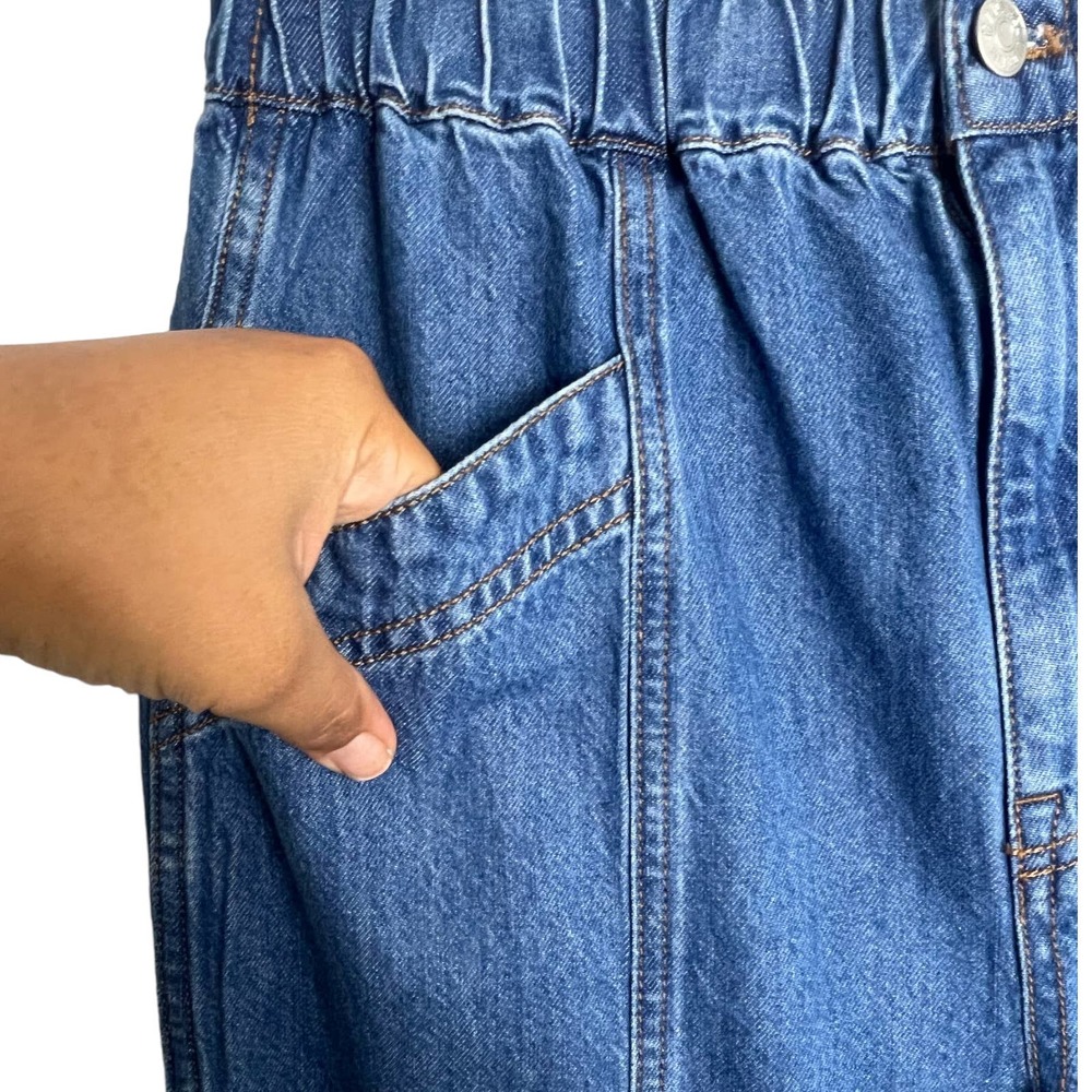 NWT Madewell Denim Pull-On Loose Flare Pants - Picture 10 of 16